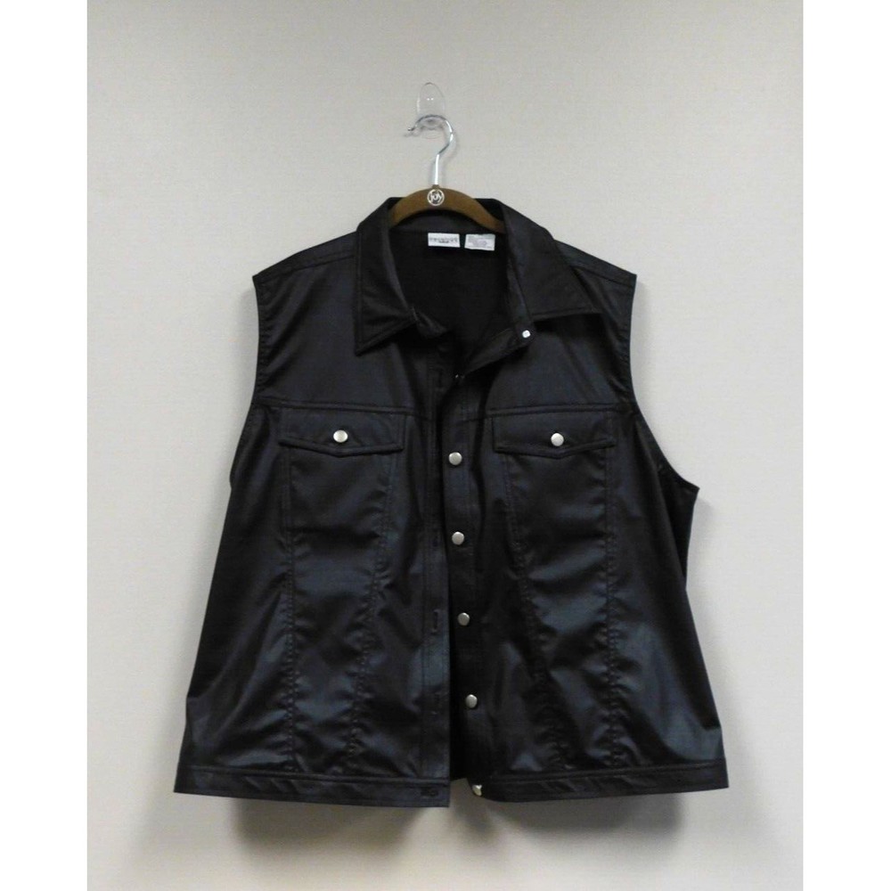 Women's Carolina Colours Plus Polyurethane Button Up‎ Vest Size 20W